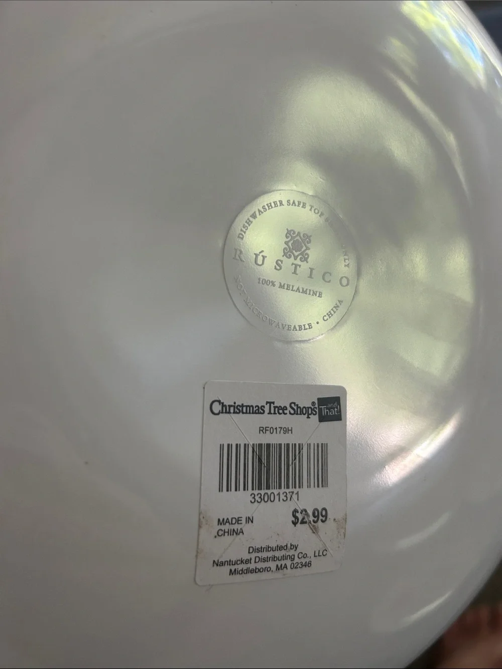 Rustico set of 4 Harvest Decorative Dinner Plates - White and Plaid Fall Accents